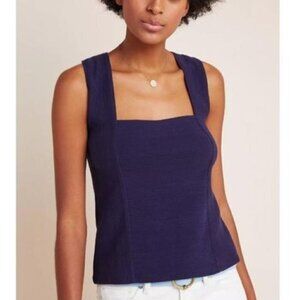 NWT Maeve Anthropologie Stephie Cross-back Top M